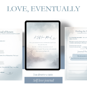 Self-love journal and guided journal for women with mindfulness journal prompts for emotional healing and personal growth